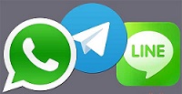 Whatsapp Telegram Line
